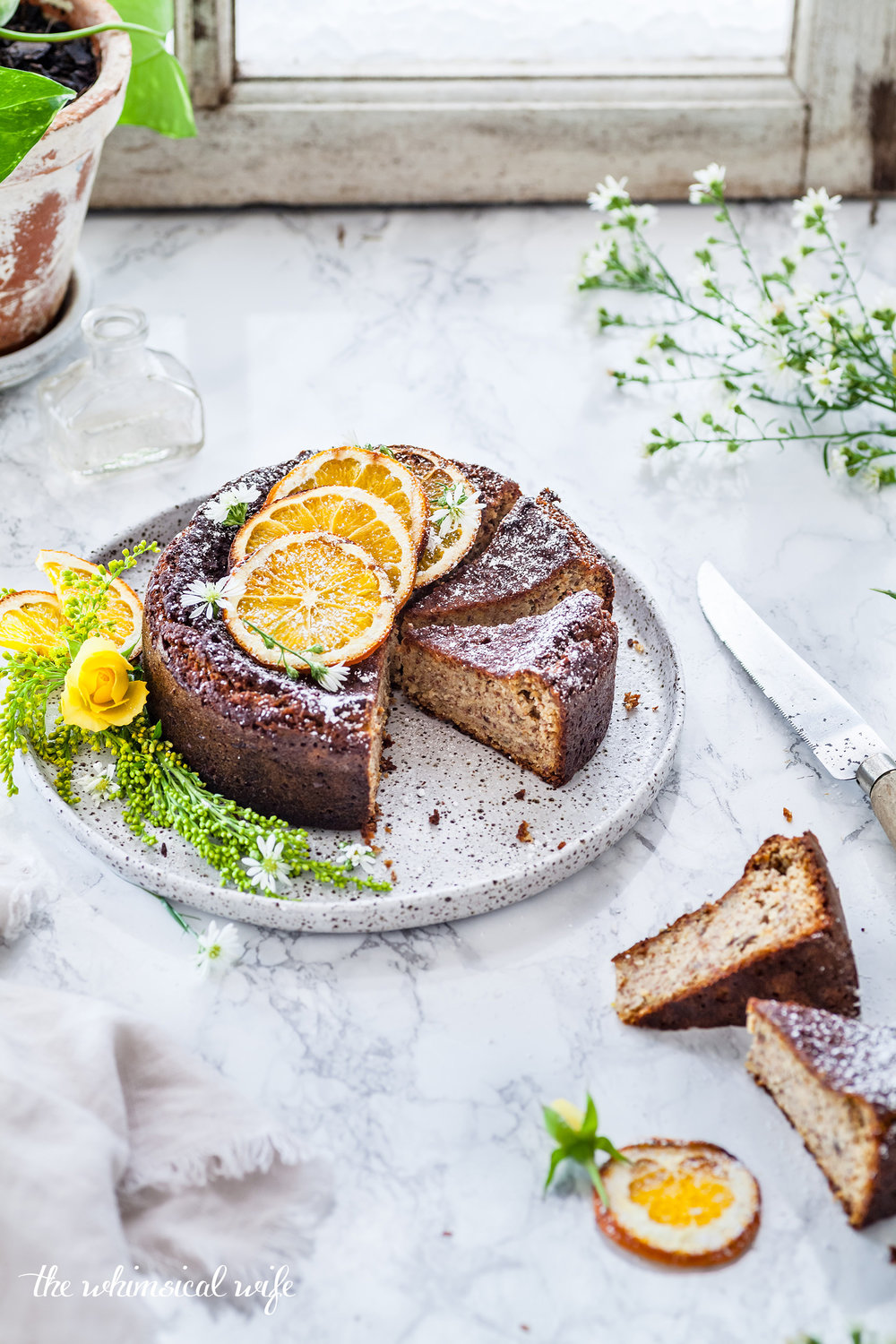 30 Cakes In 30 Days | 5. Orange & Almond Cake {Vegan, Gluten & Dairy Free} | The Whimsical Wife